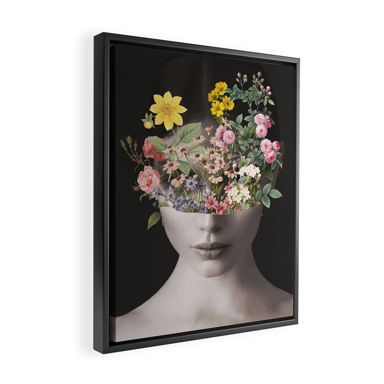 Floral beauty 15 Framed Canvas Print Gallery Image 2