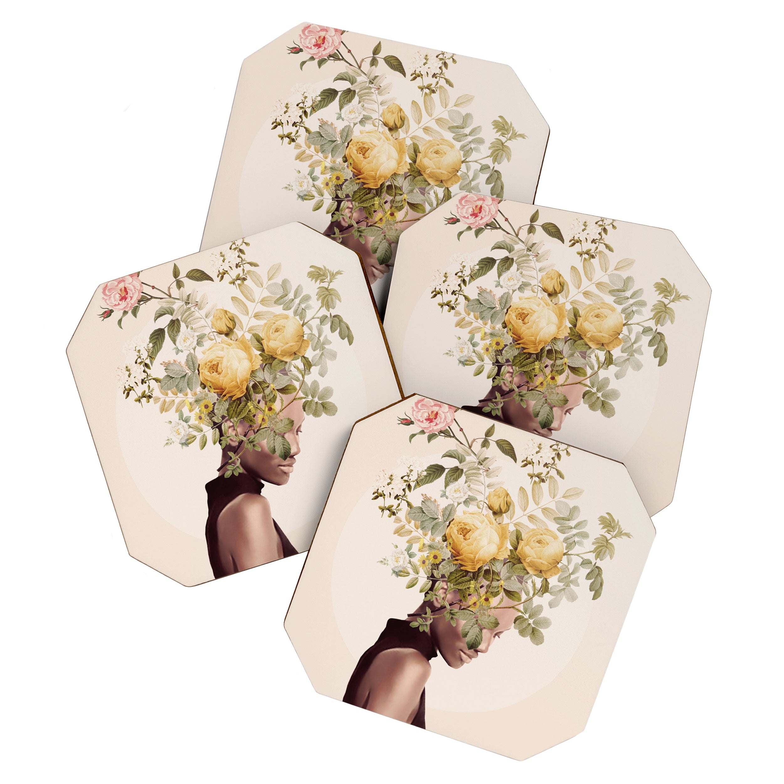 Floral beauty 16 Coaster Gallery Image 1