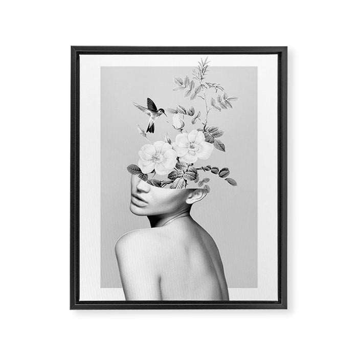 Floral beauty 2 Framed Canvas Print Gallery Image 1