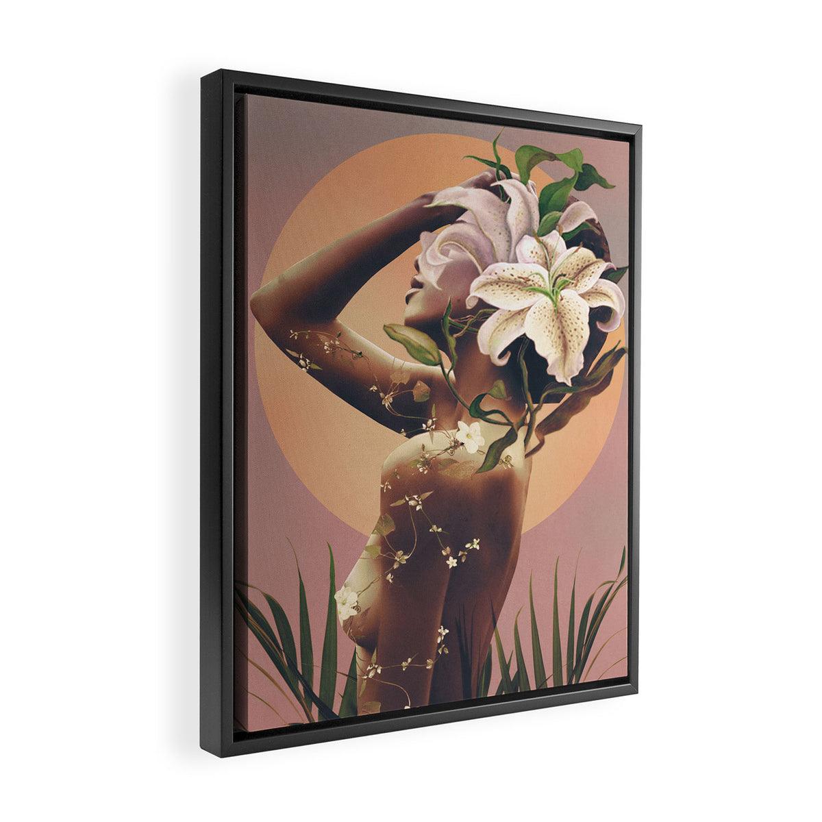 Floral beauty 3 Framed Canvas Print Gallery Image 2