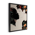 Floral Kiss  Framed Canvas Print Gallery Image 2