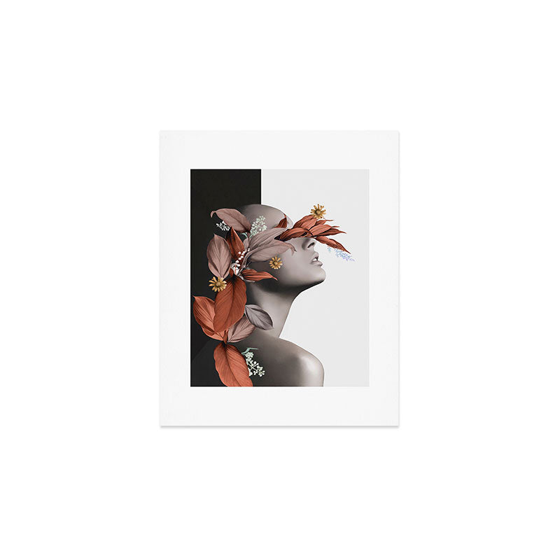 Floral Portrait 10 Art Print Gallery Image 1