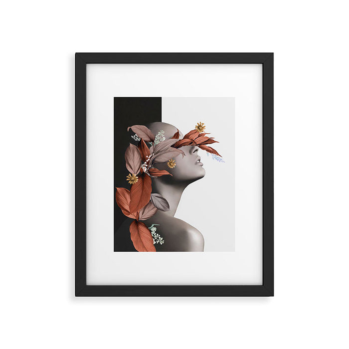 Floral Portrait 10 Framed Art Print Gallery Image 1