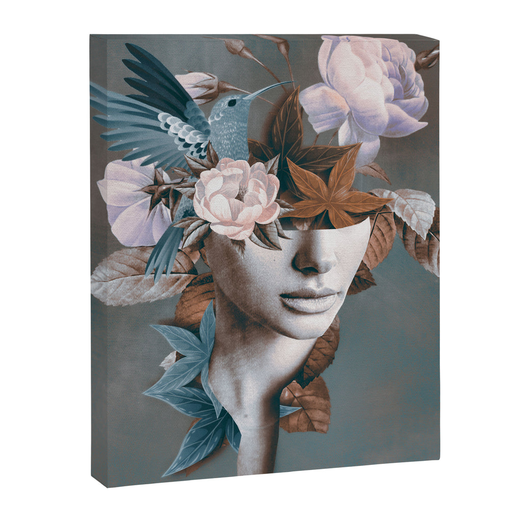Floral Portrait 11 Canvas Print Gallery Image 6