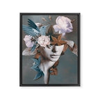 Floral Portrait 11 Framed Canvas Print Gallery Image 6