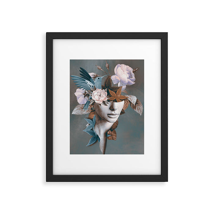 Floral Portrait 11 Framed Art Print Gallery Image 1