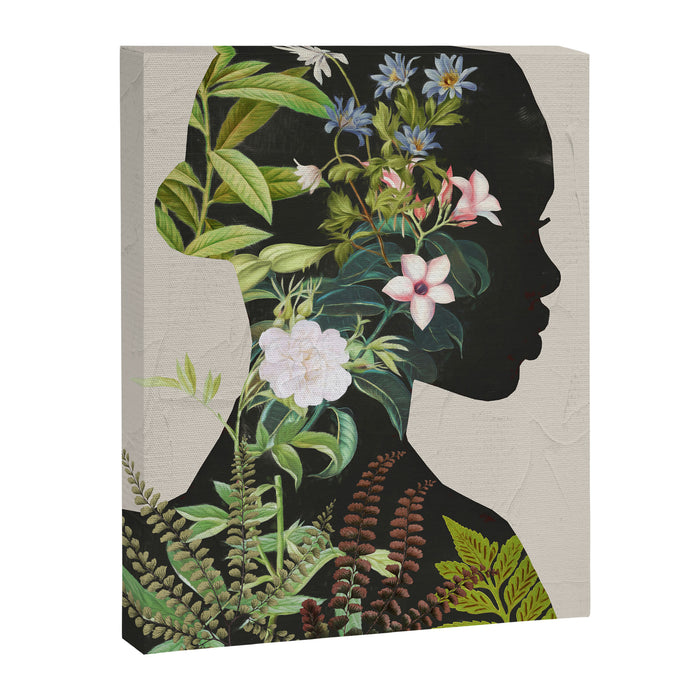 Floral Portrait 16 Canvas Print Gallery Image 1