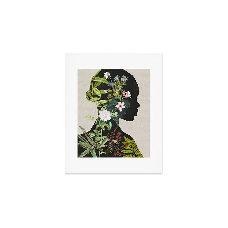 Floral Portrait 16 Art Print Gallery Image 1