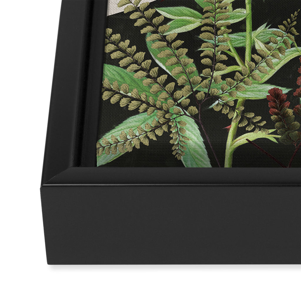 Floral Portrait 16 Framed Canvas Print Gallery Image 3