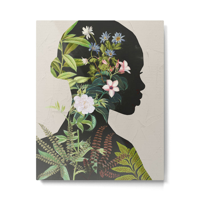 Floral Portrait 16 Metal Print Gallery Image 1