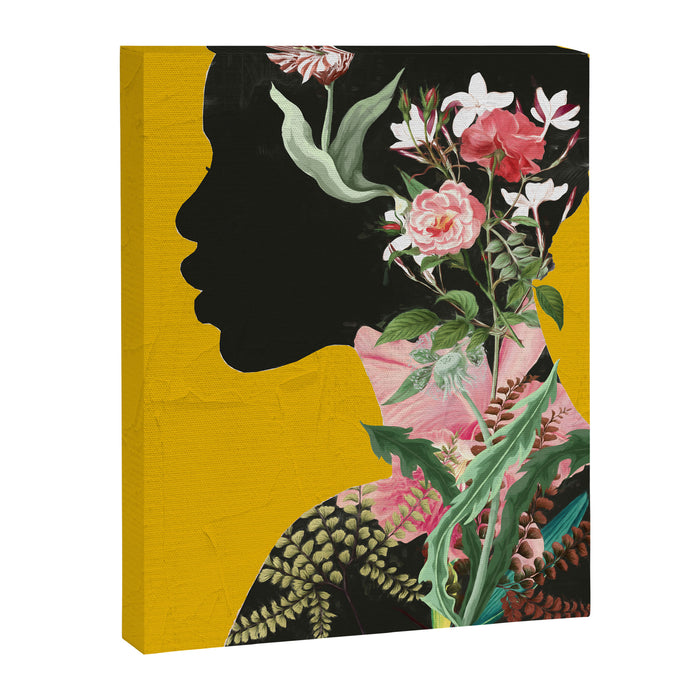 Floral Portrait 17 Canvas Print Gallery Image 1