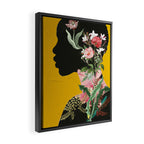 Floral Portrait 17 Framed Canvas Print Gallery Image 2