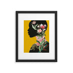 Floral Portrait 17 Framed Art Print Gallery Image 5