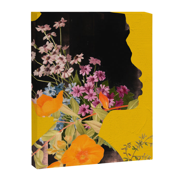 Floral Portrait 19 Canvas Print Gallery Image 1
