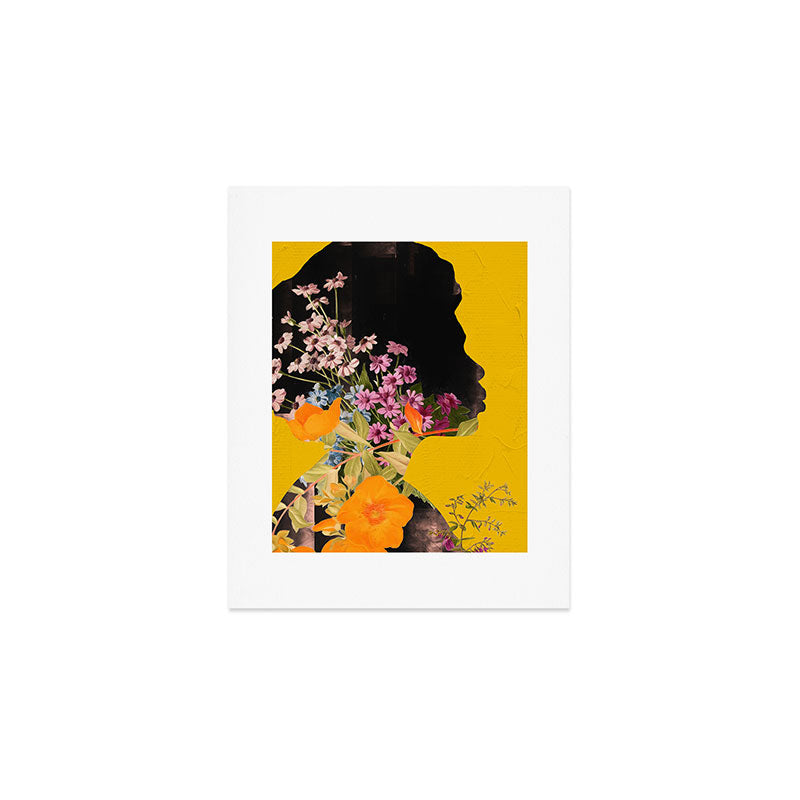 Floral Portrait 19 Art Print Gallery Image 1