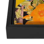 Floral Portrait 19 Framed Canvas Print Gallery Image 3