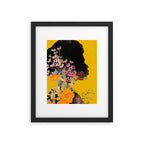 Floral Portrait 19 Framed Art Print Gallery Image 5