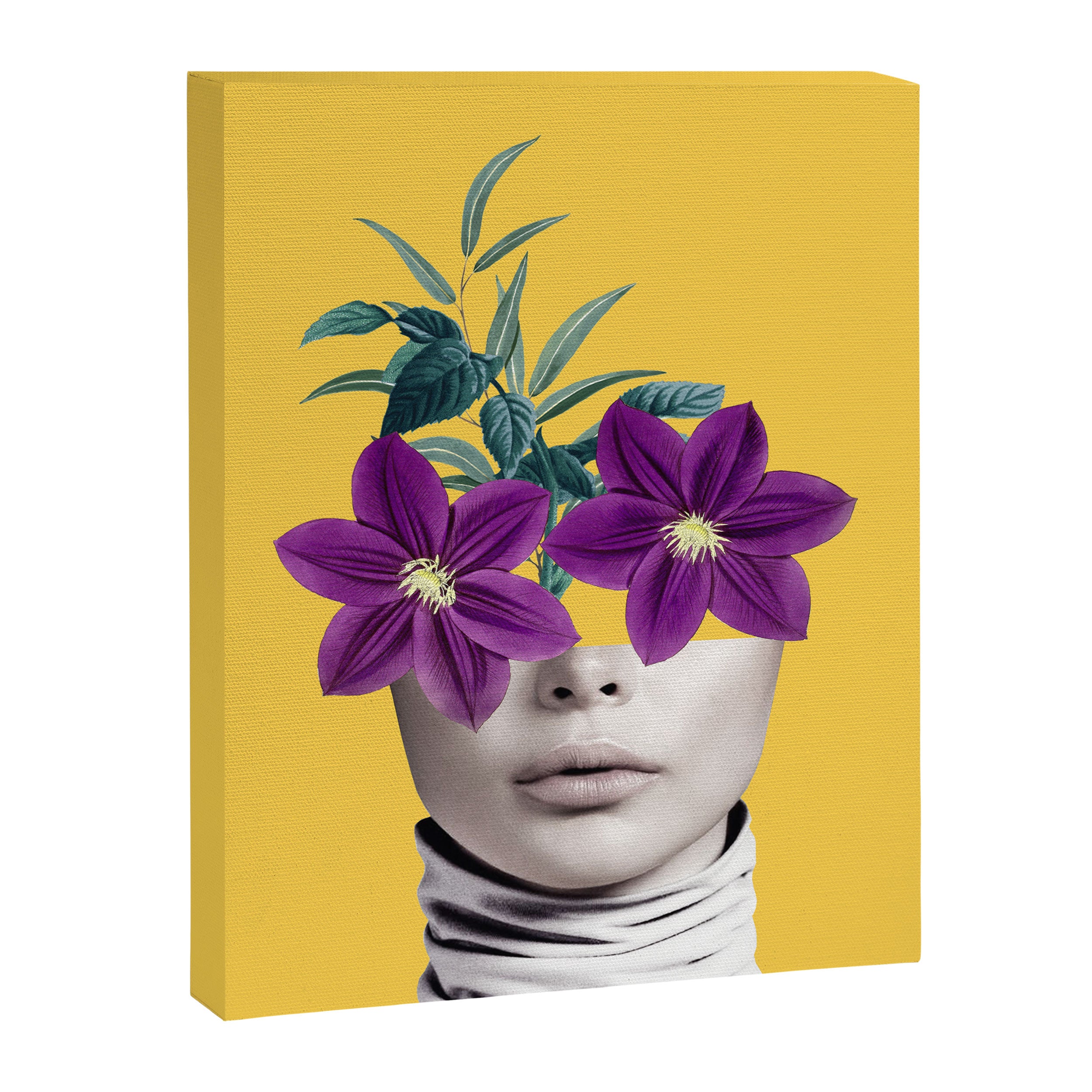 Floral Portrait 2 Canvas Print Gallery Image 6