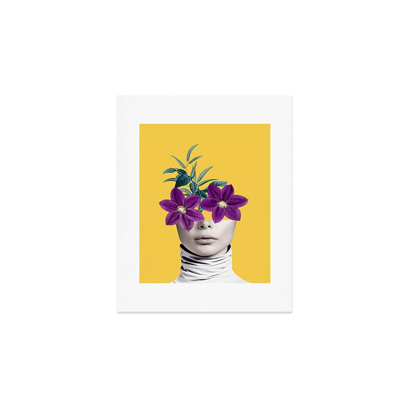 Floral Portrait 2 Art Print Gallery Image 1