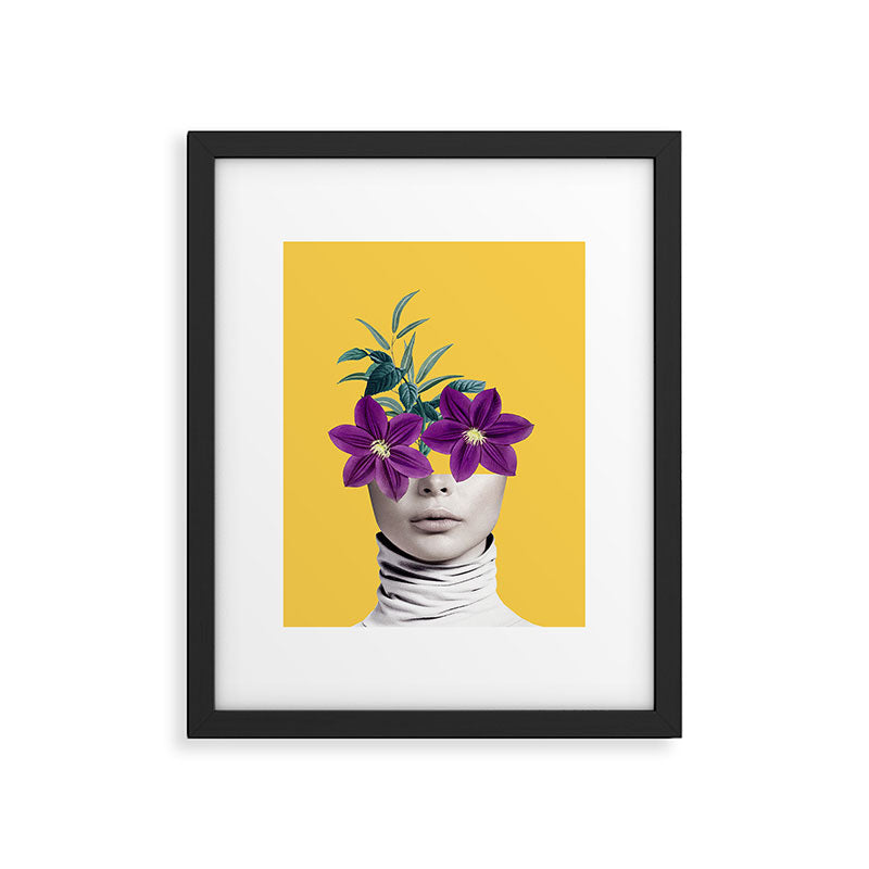 Floral Portrait 2 Framed Art Print Gallery Image 5