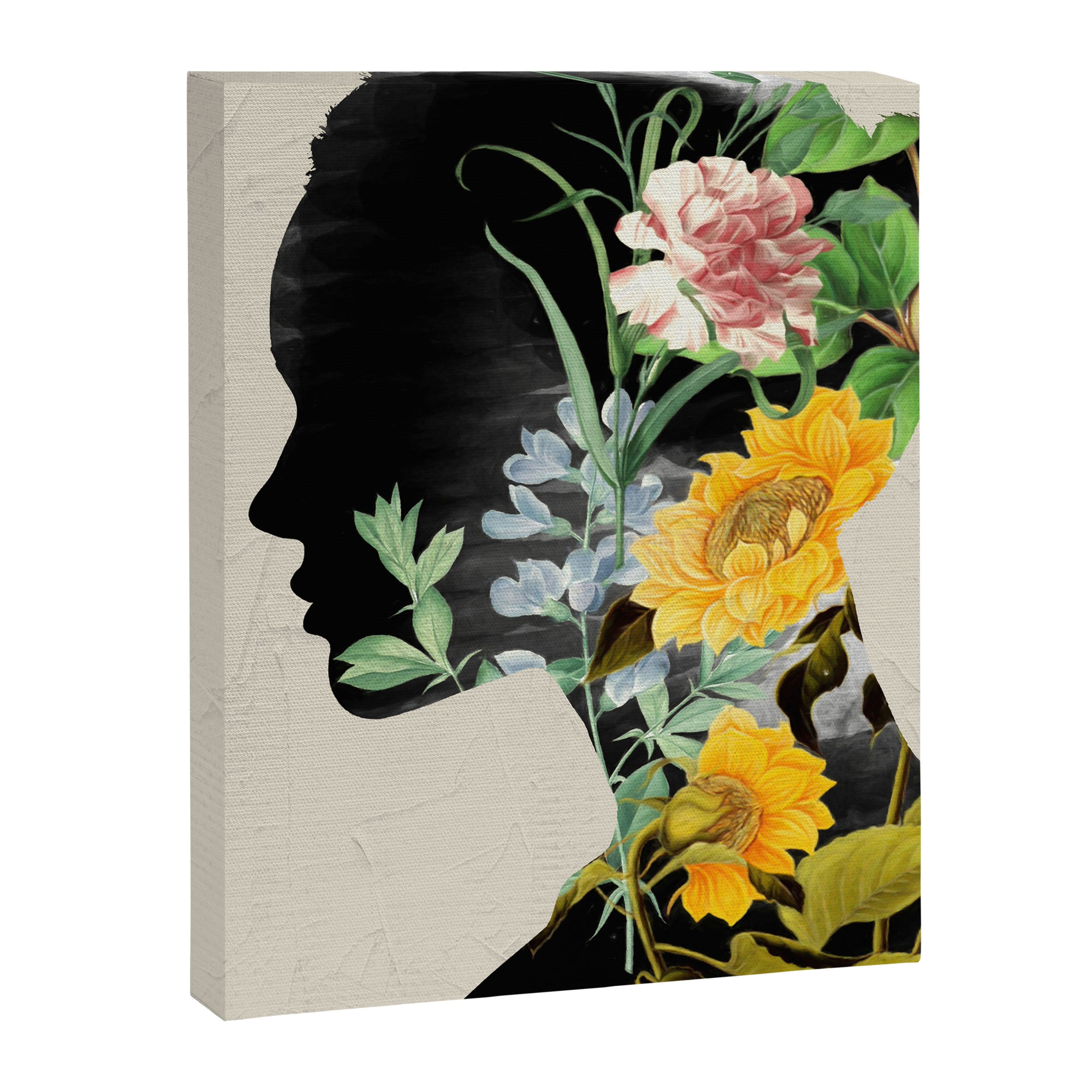 Floral Portrait 20 Canvas Print Gallery Image 6