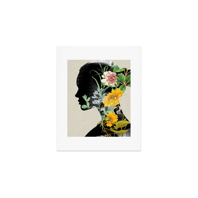 Floral Portrait 20 Art Print Gallery Image 1