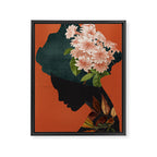 Floral Portrait 24 Framed Canvas Print Gallery Image 6