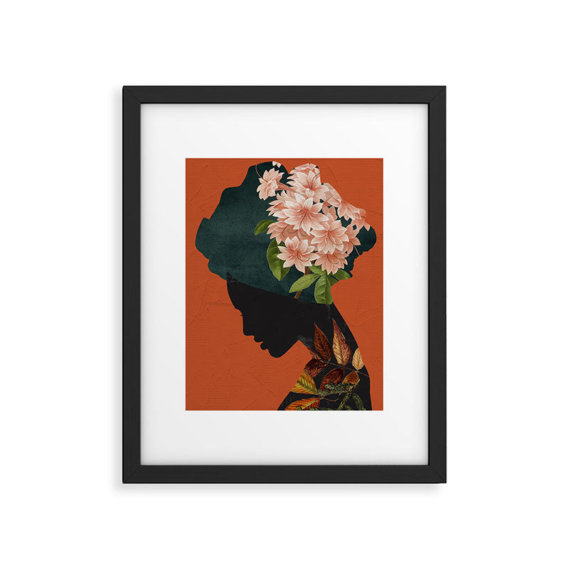 Floral Portrait 24 Framed Art Print Gallery Image 4