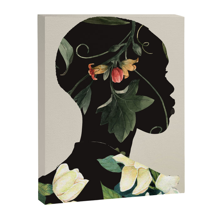 Floral Portrait 28 Canvas Print Gallery Image 1