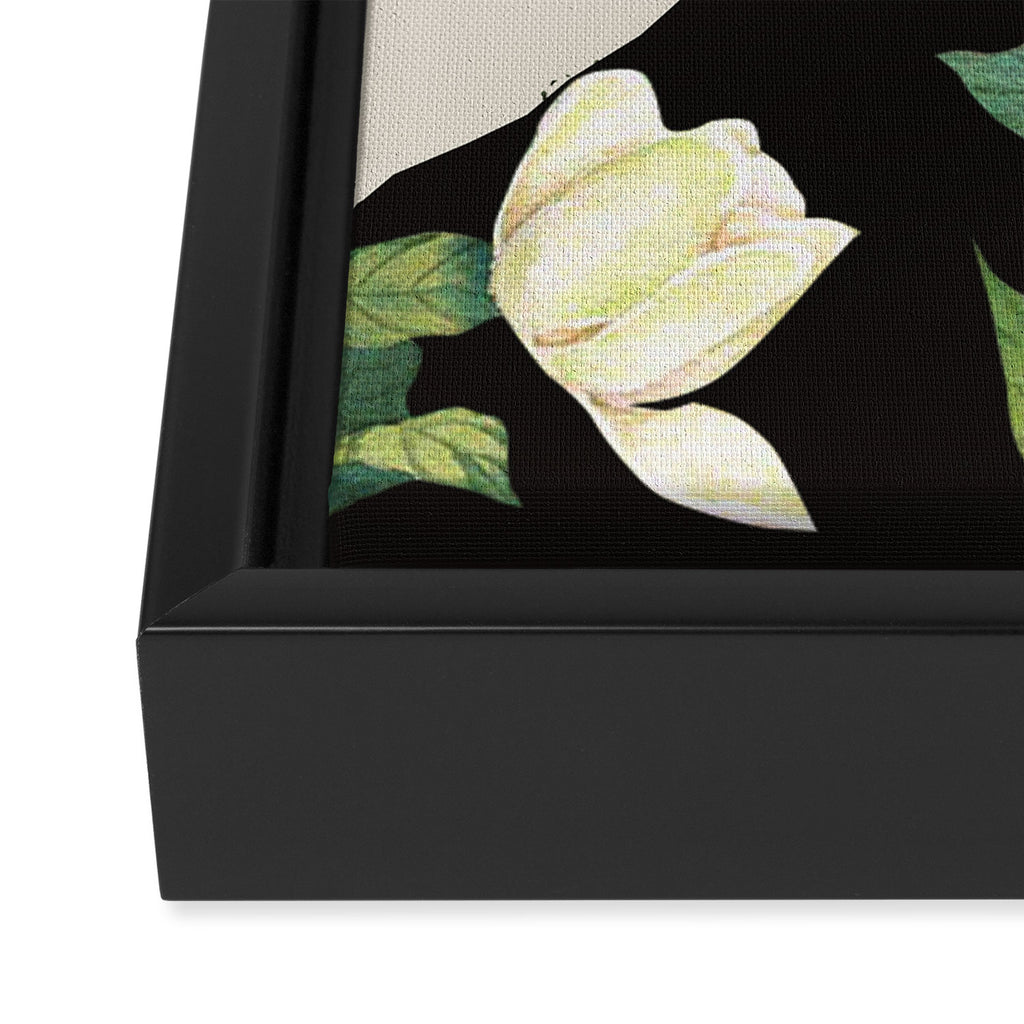 Floral Portrait 28 Framed Canvas Print Gallery Image 3