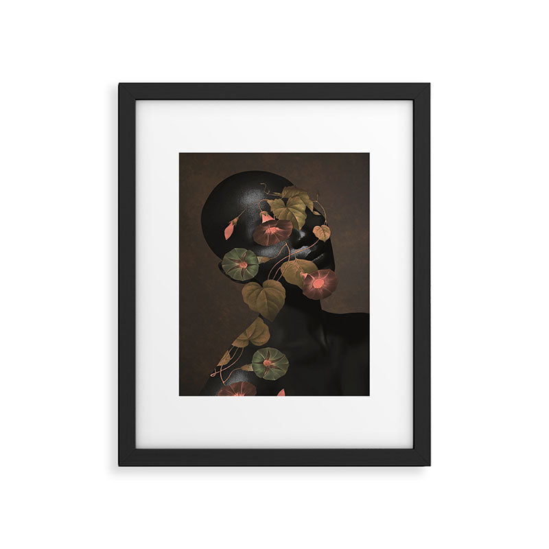 Floral Portrait 3 Framed Art Print Gallery Image 5
