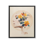 Floral Portrait 31 Framed Canvas Print Gallery Image 8