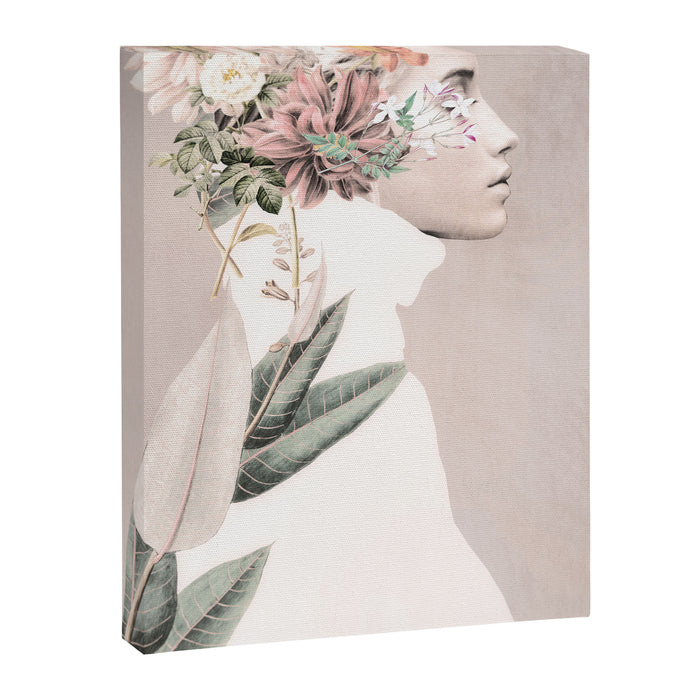 Floral Portrait 33 Canvas Print Gallery Image 1