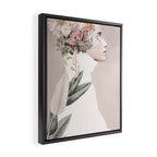 Floral Portrait 33 Framed Canvas Print Gallery Image 2