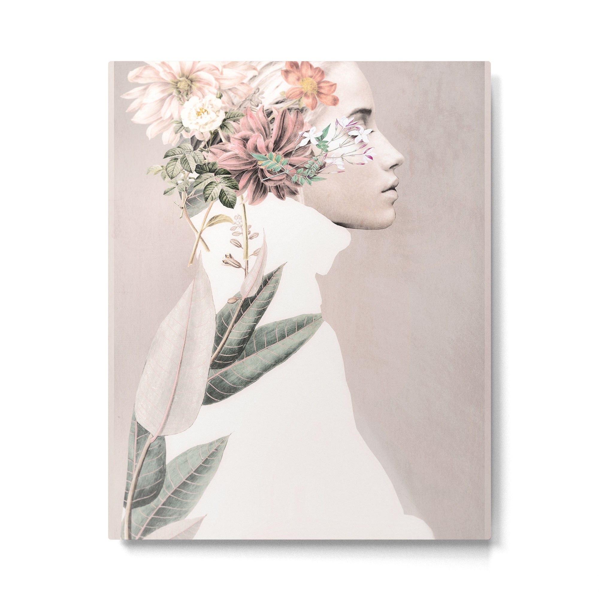 Floral Portrait 33 Metal Print Gallery Image 4