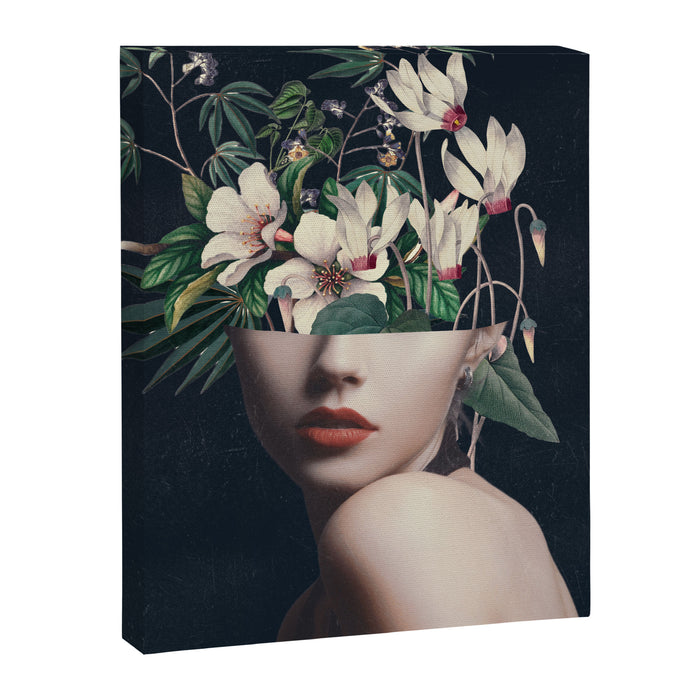 Floral Portrait 35 Canvas Print Gallery Image 1