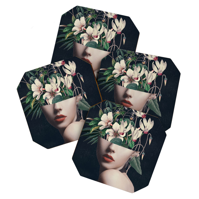 Floral Portrait 35 Coaster Gallery Image 1