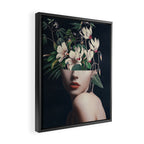 Floral Portrait 35 Framed Canvas Print Gallery Image 2