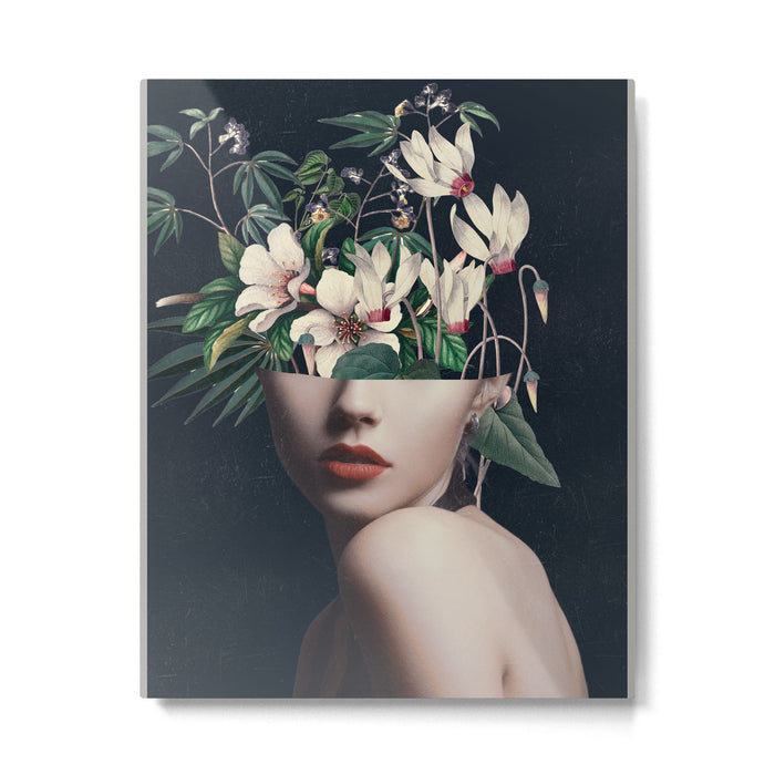 Floral Portrait 35 Metal Print Gallery Image 1