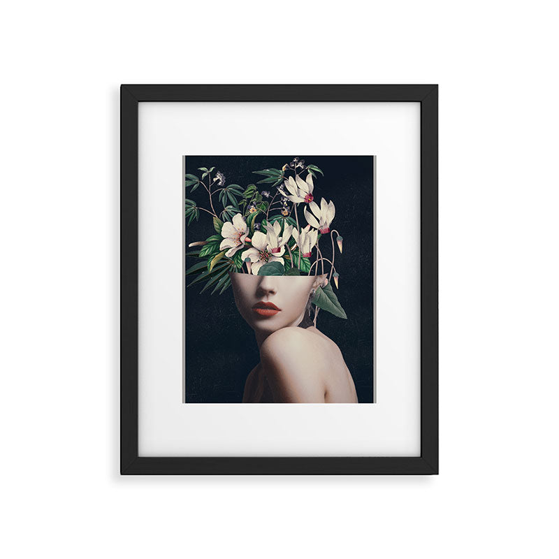 Floral Portrait 35 Framed Art Print Gallery Image 5