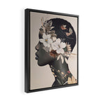 Floral Portrait 36 Framed Canvas Print Gallery Image 2