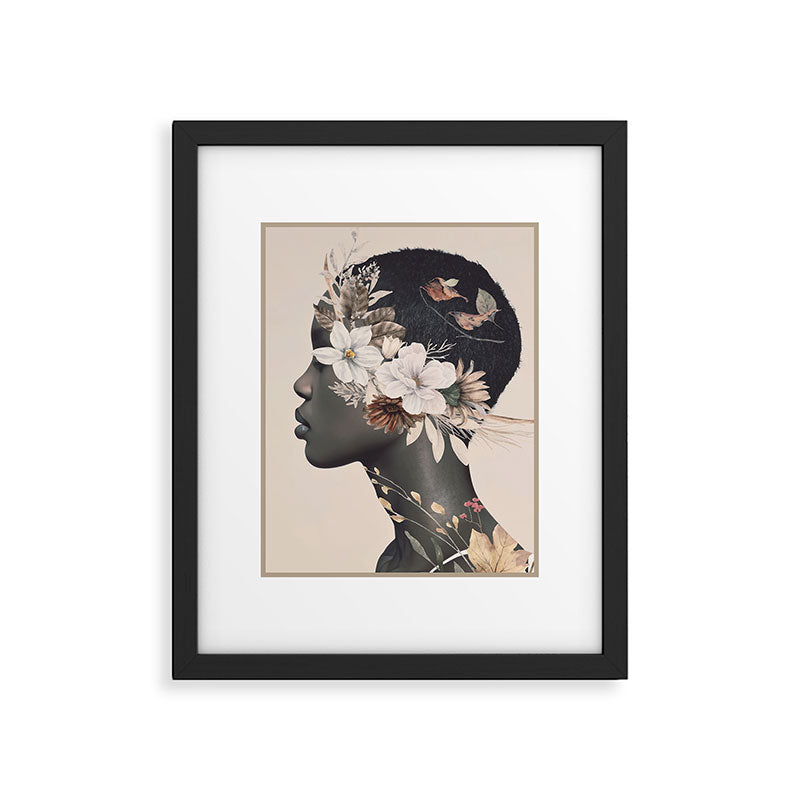 Floral Portrait 36 Framed Art Print Gallery Image 5