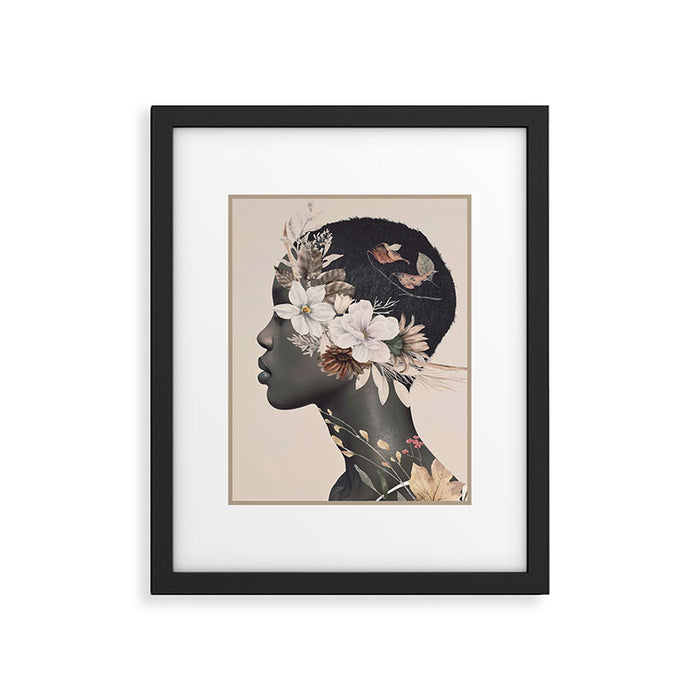 Floral Portrait 36 Framed Art Print Gallery Image 1