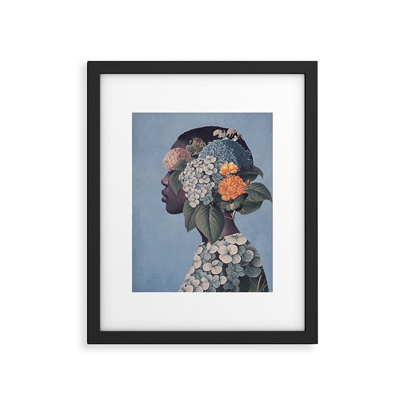 Floral Portrait 37 Framed Art Print Gallery Image 4