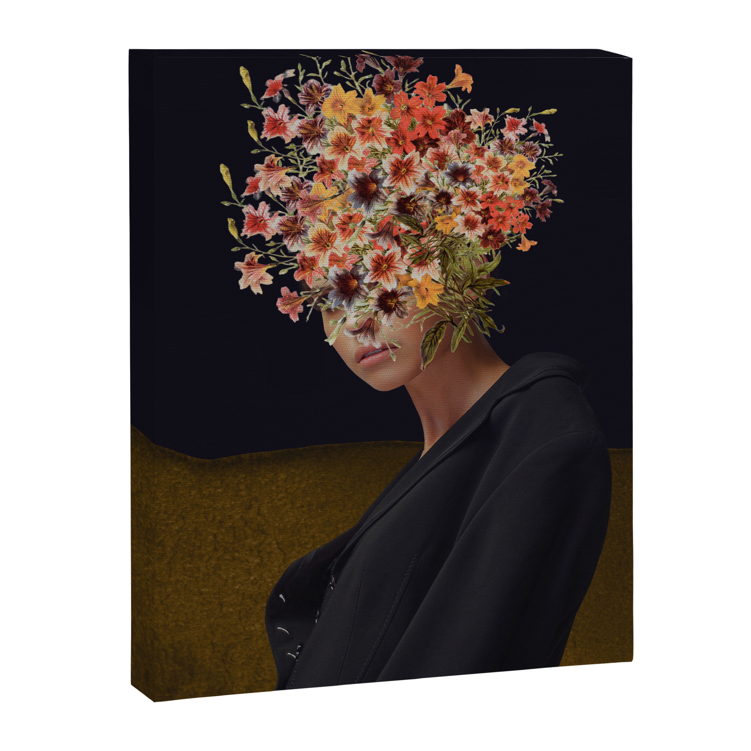 Floral Portrait 38 Canvas Print Gallery Image 6