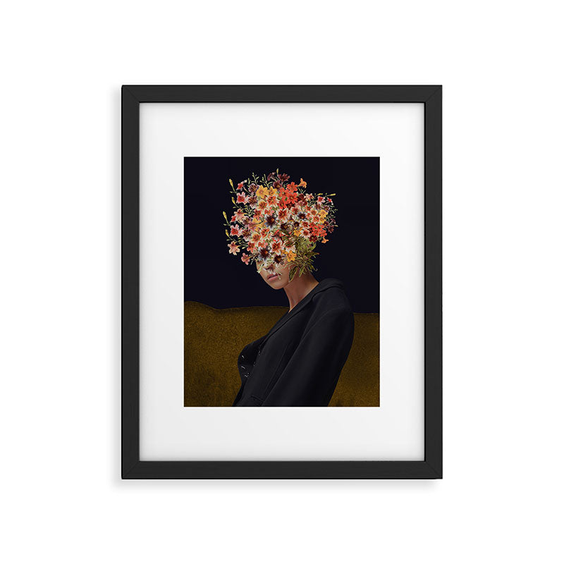 Floral Portrait 38 Framed Art Print Gallery Image 5
