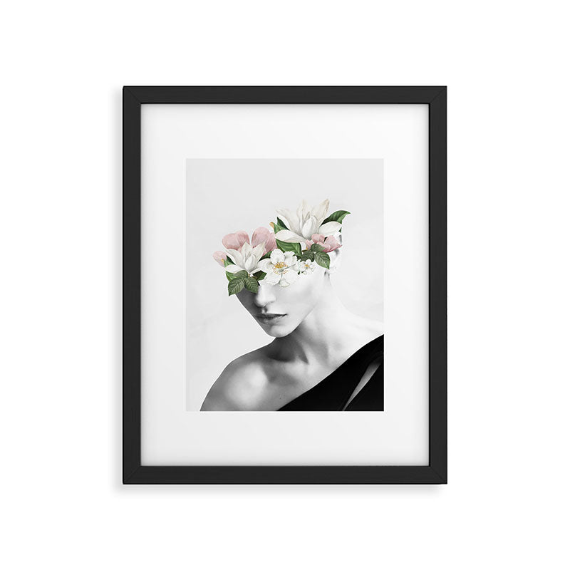 Floral Portrait 8 Framed Art Print Gallery Image 5