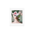Floral Portrait /collage 2 Art Print Gallery Image 1
