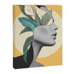 Floral Portrait /collage 3 Canvas Print Gallery Image 6