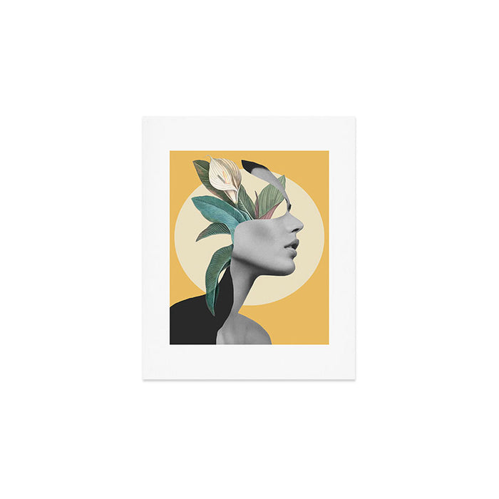 Floral Portrait /collage 3 Art Print Gallery Image 1